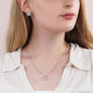 Love Knot Necklace And Earring Set With "All I want for Christmas is for the person"- Christmas Message Card
