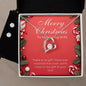 NOW 57% OFF! - Forever Love Necklace And Earring Set "To My Loving Wife"- Christmas Message Card