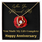 One Heart - Forever love heart Necklace