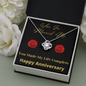 Two Hearts - Love Knot necklace
