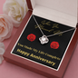 Two Hearts - Love Knot necklace