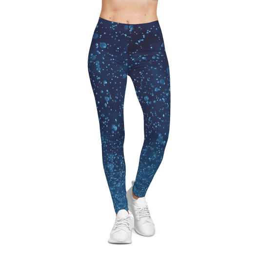 Buy One Get One FREE - Casual Leggings With A Fun Water-Bobbles Design