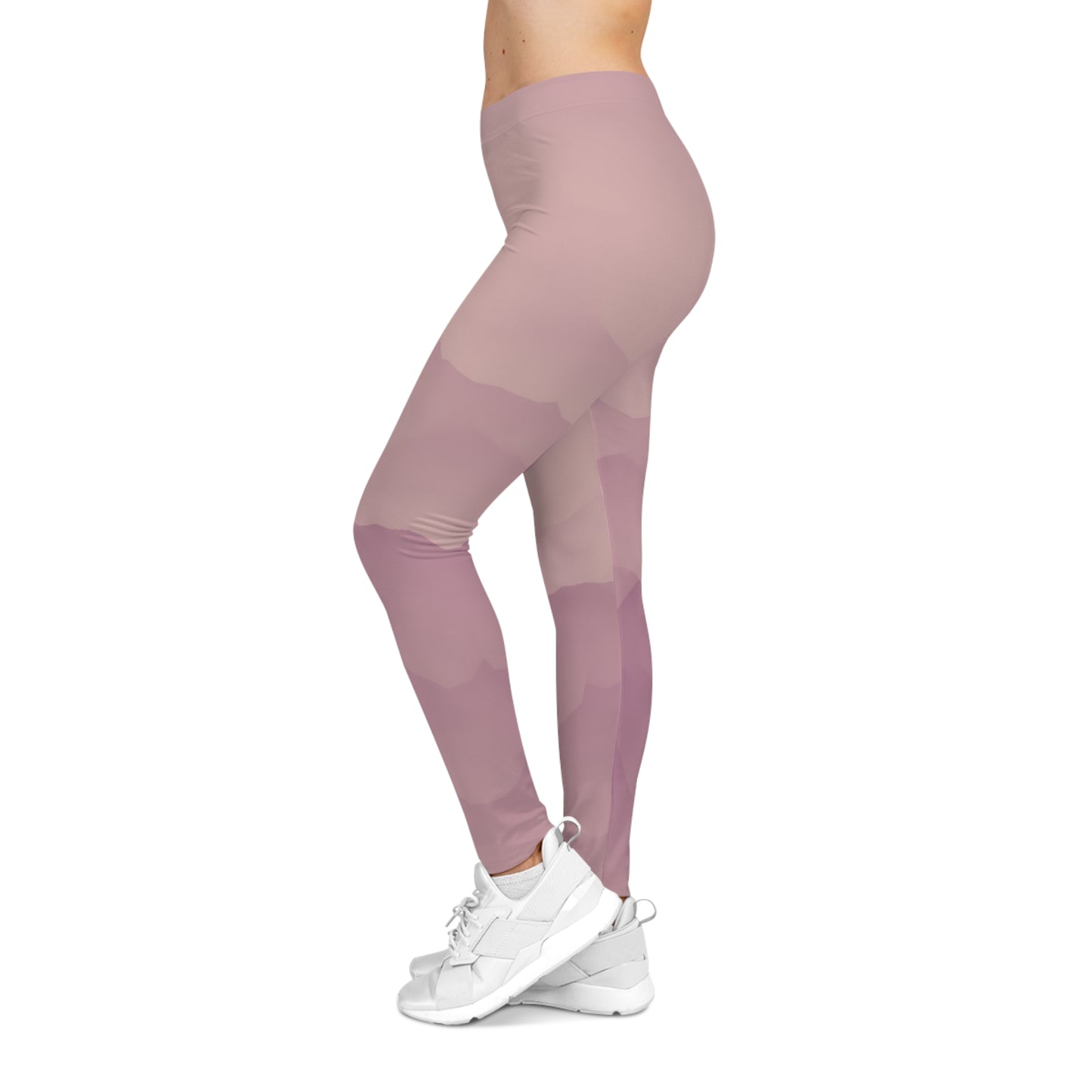 Buy One Get One FREE - Casual Leggings With Hues of light pink