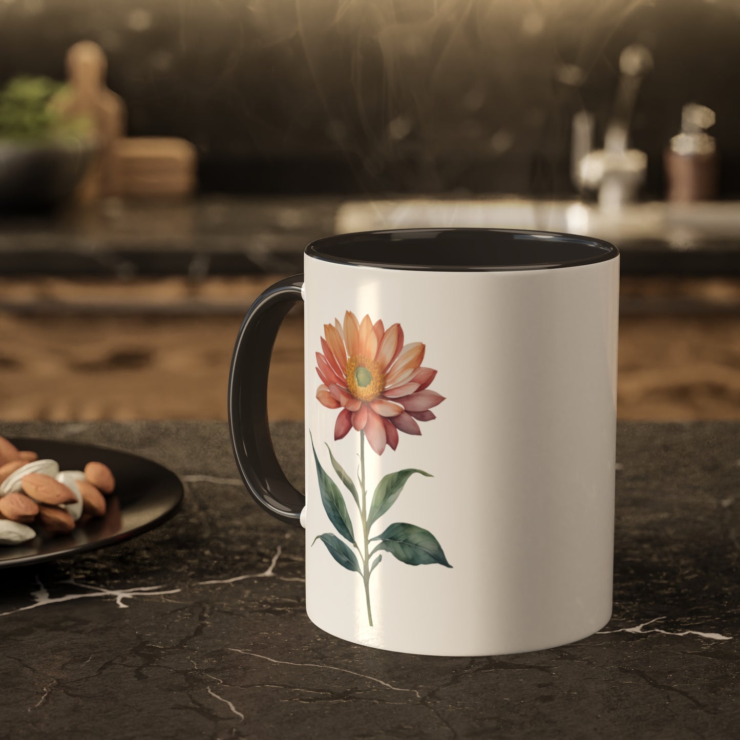 Boho Flower Mug, 11oz