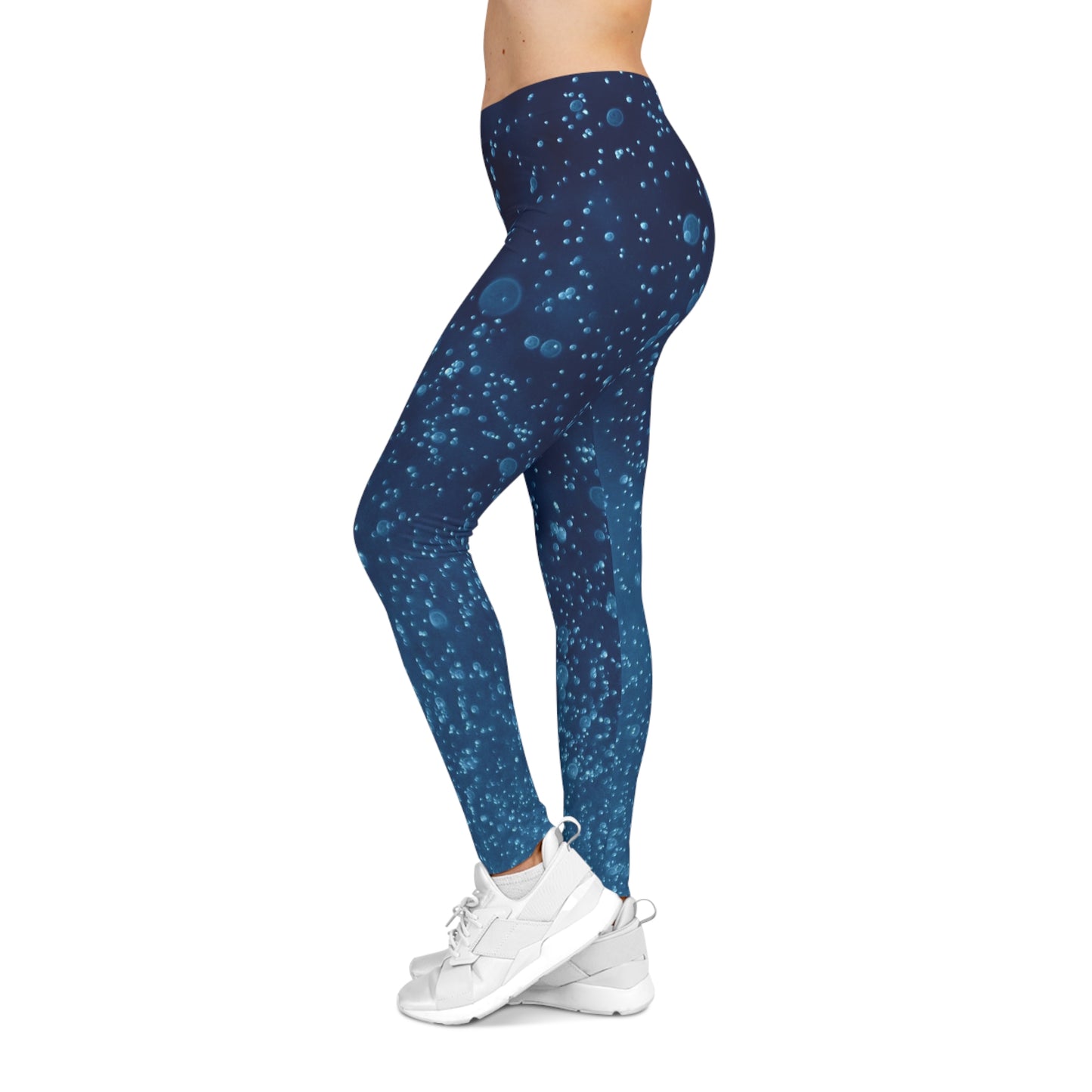 Buy One Get One FREE - Casual Leggings With A Fun Water-Bobbles Design