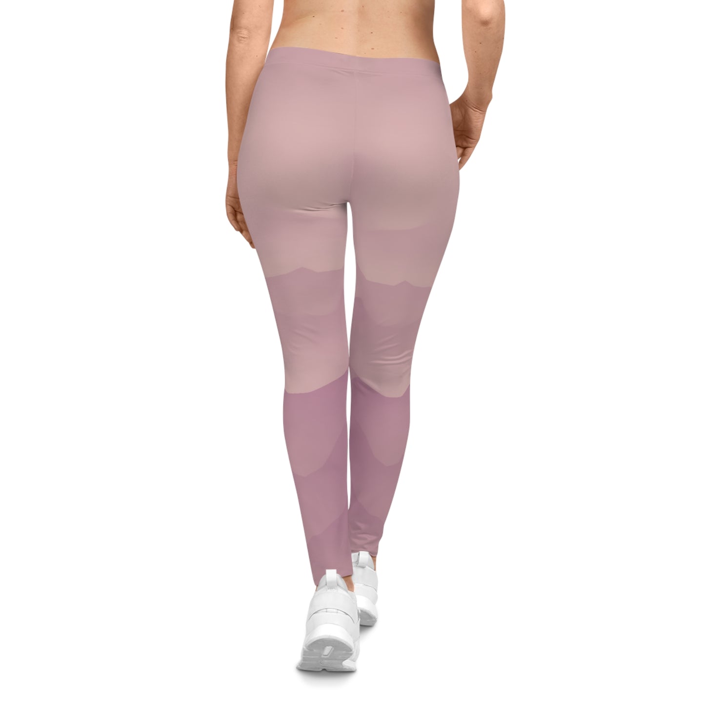 Buy One Get One FREE - Casual Leggings With Hues of light pink