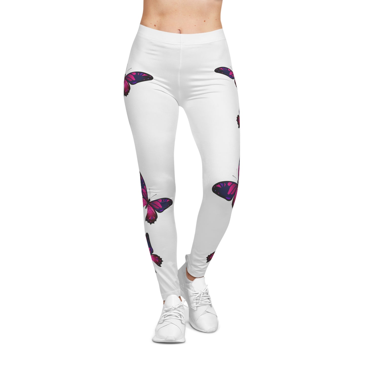 Buy One Get One FREE - Casual Leggings With our Colorful Butterflies Design