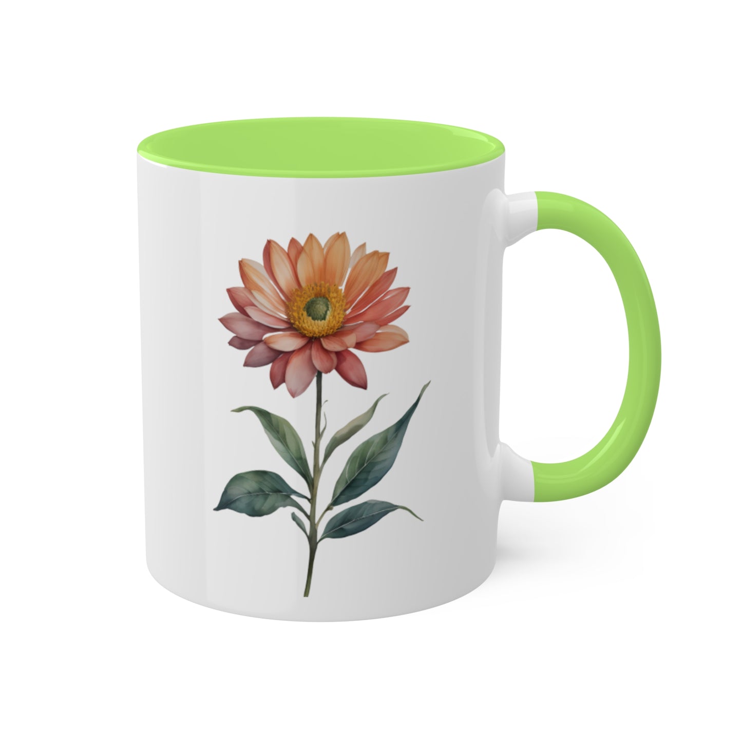 Boho Flower Mug, 11oz