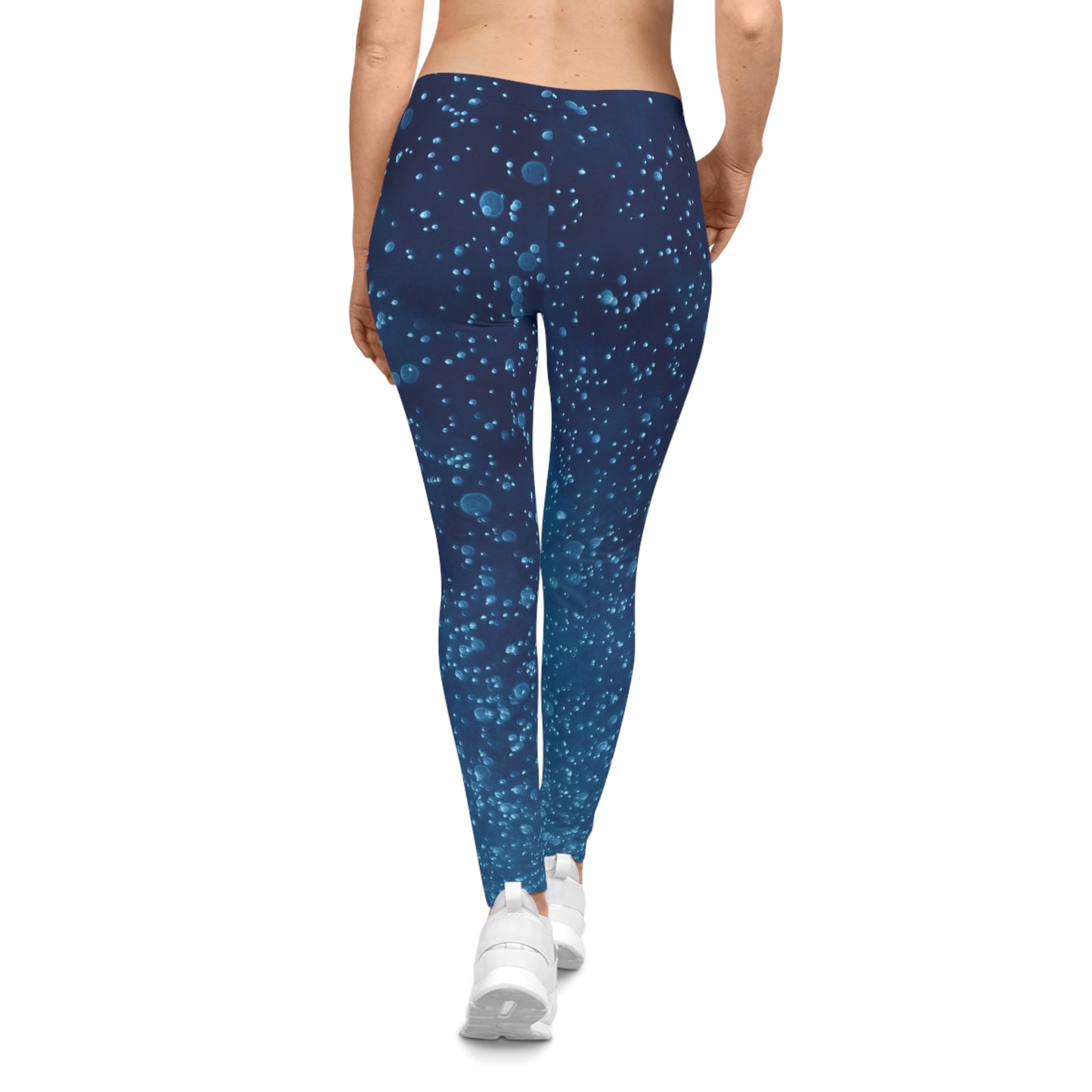 Buy One Get One FREE - Casual Leggings With A Fun Water-Bobbles Design