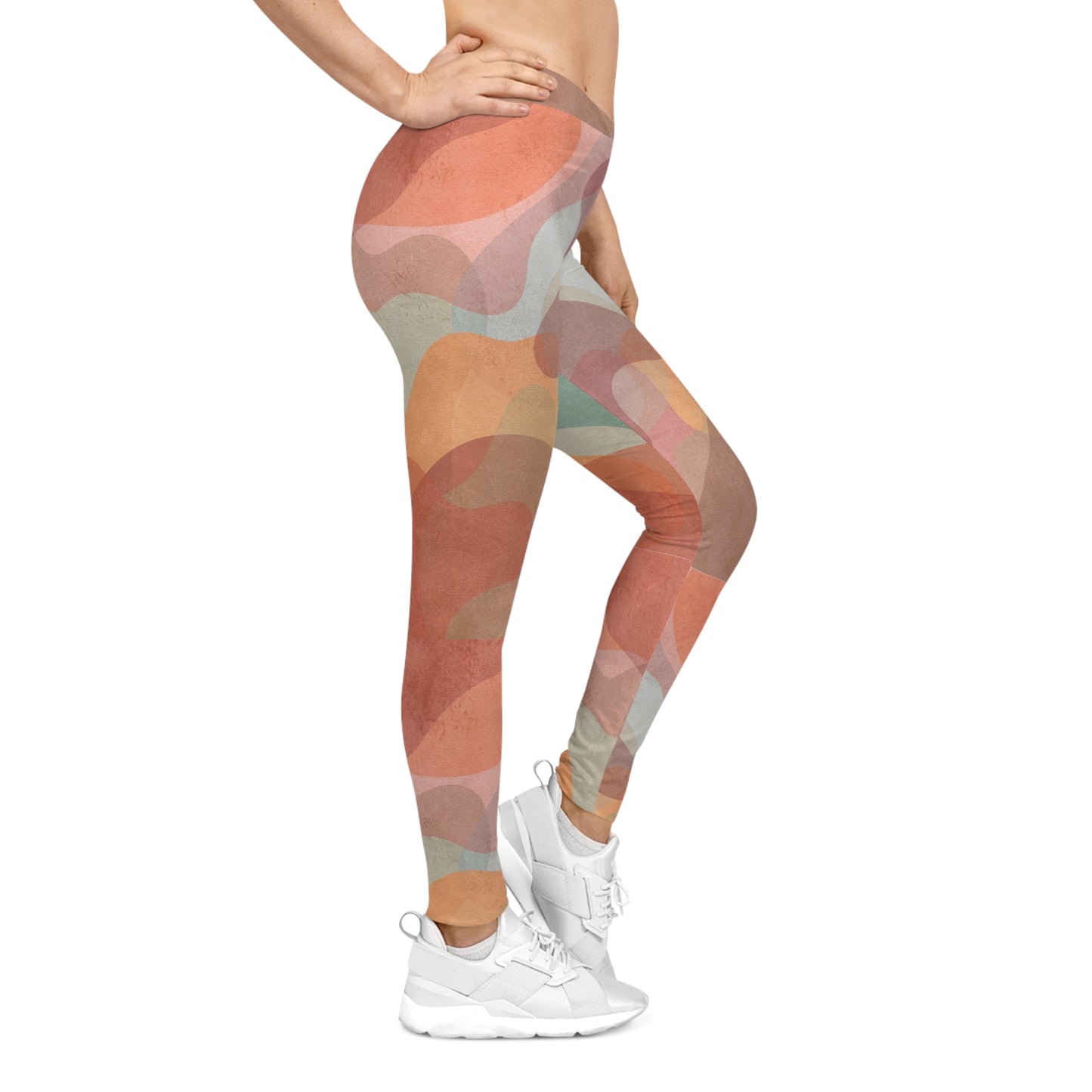 Buy One Get One FREE - Casual Leggings With A paint Palette design