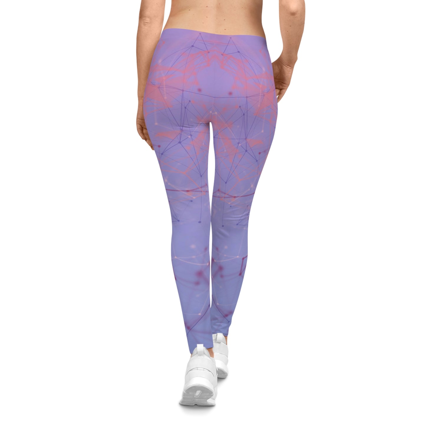 Buy One Get One FREE - Casual Leggings With A Blue art Design