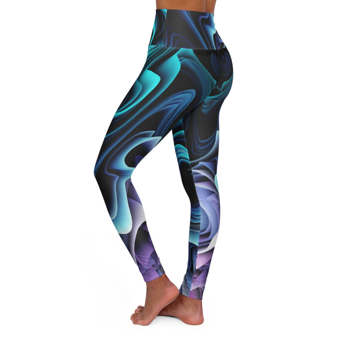 Buy One Get One FREE - High Waisted Yoga Leggings With A Wild Amber Design