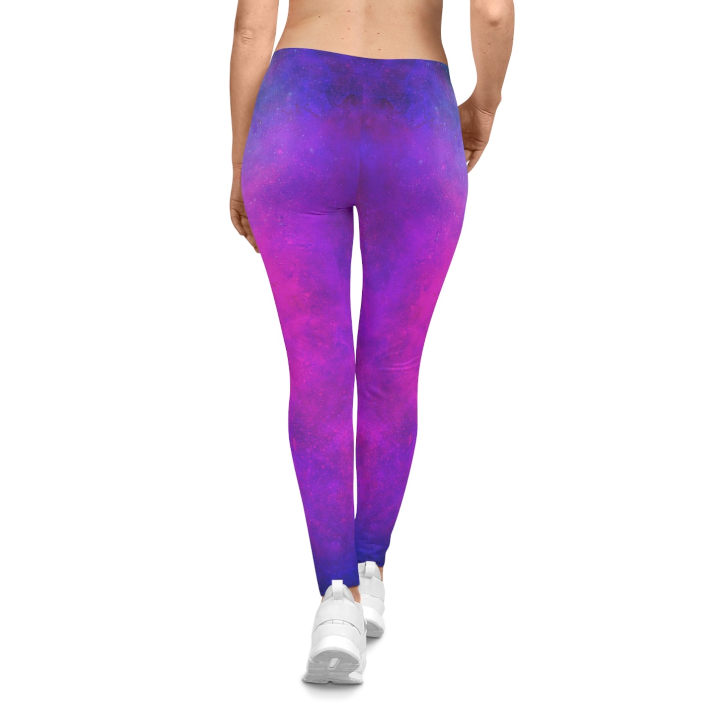 Buy One Get One FREE - Casual Leggings With A Fusion Of Colors Design