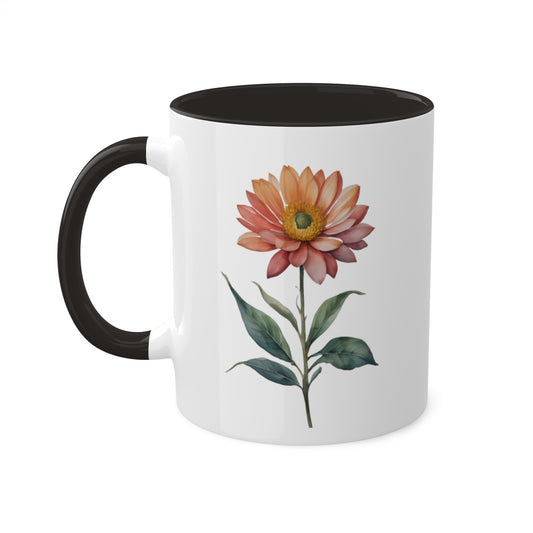 Boho Flower Mug, 11oz