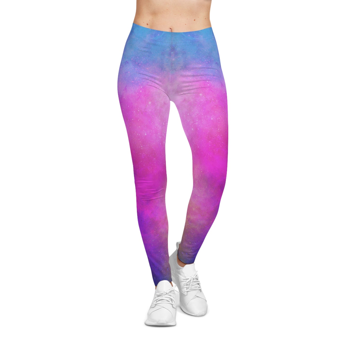 Buy One Get One FREE - Casual Leggings With A Fusion Of Colors Design