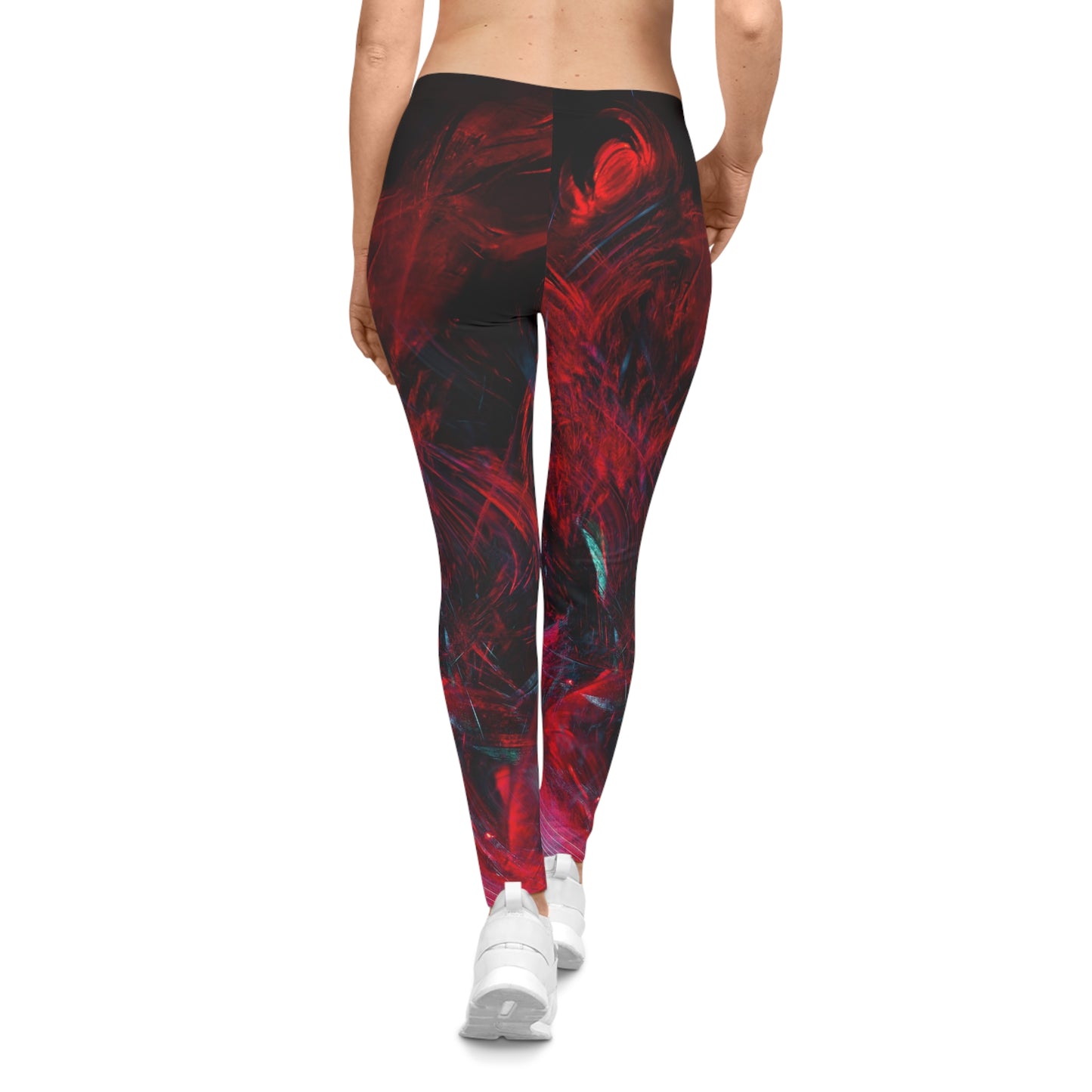 Buy One Get One FREE - Casual Leggings With An Abstract Design