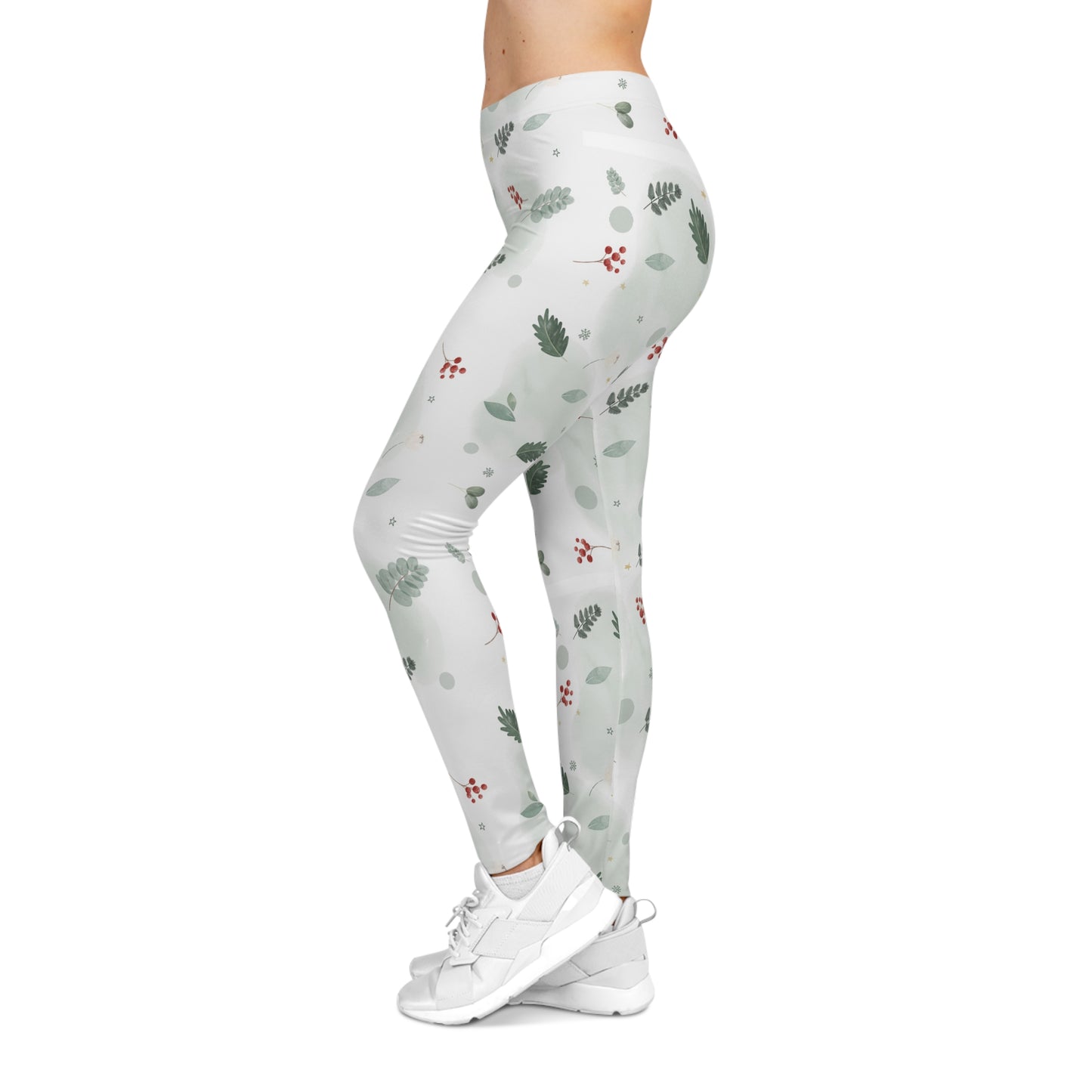 Buy One Get One FREE - Casual Leggings With A Holly Design