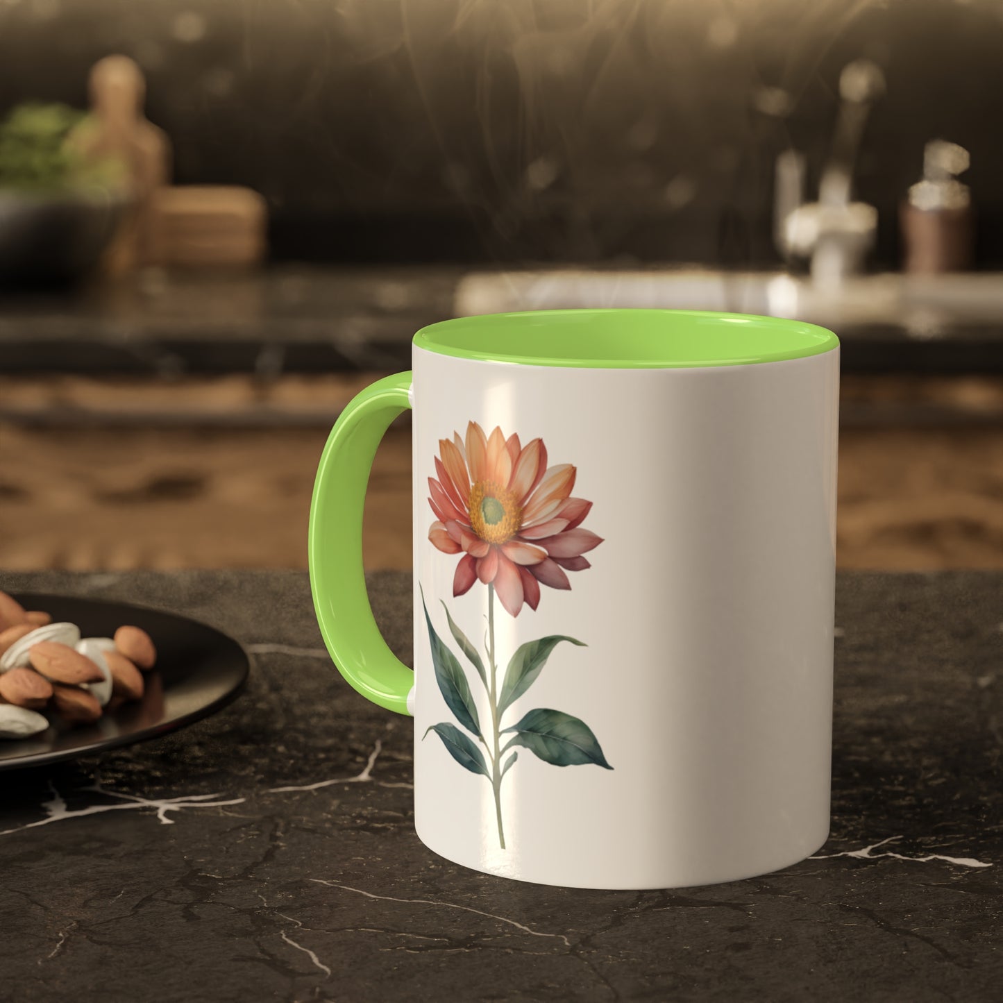 Boho Flower Mug, 11oz