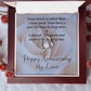 Your Touch Is Softer Than A Rose Petal - Forever Love Necklace