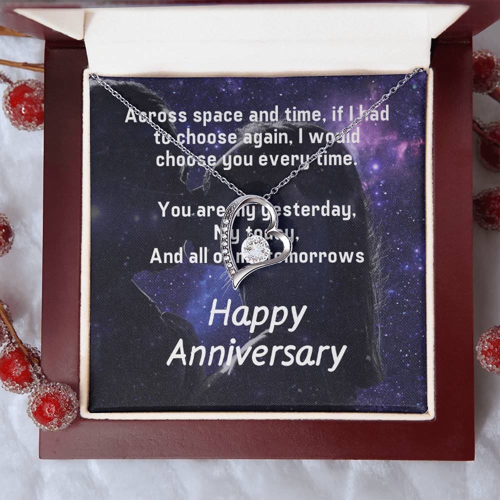 Across Space And Time - Forever Love Necklace