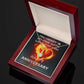 My Heart Is On Fire With Love - Alluring Beauty Necklace