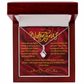 Valentine’s Day Message Card #3: A Love That Completes Me With The Alluring Beauty Necklace