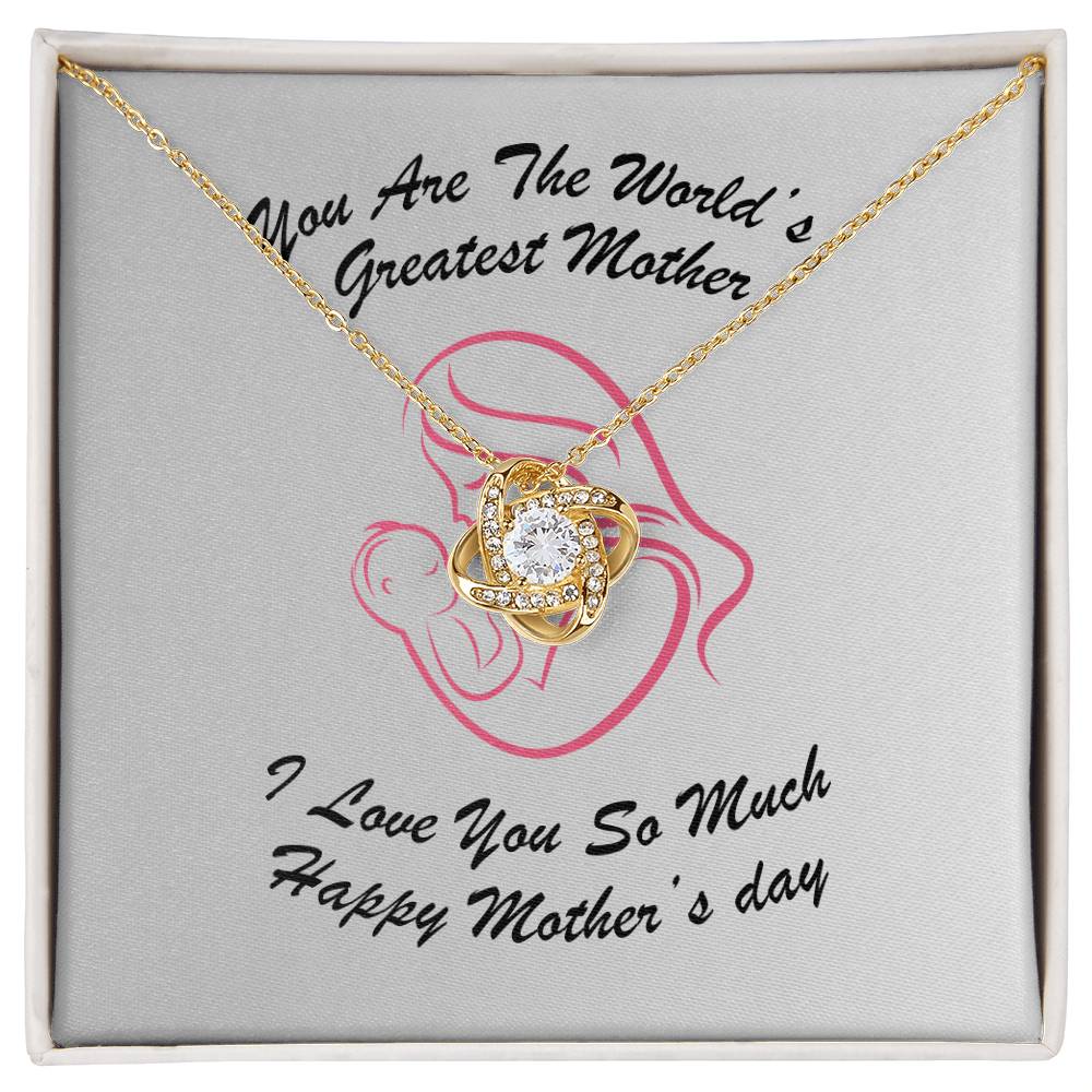 You Are The Greatest - Love Knot Necklace