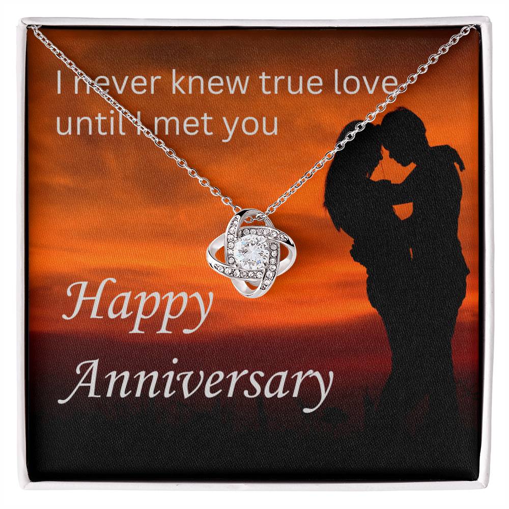 Until I Met You - Love Knot Necklace