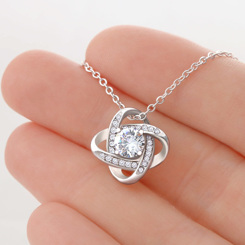 With All My Heart - Love Knot Necklace