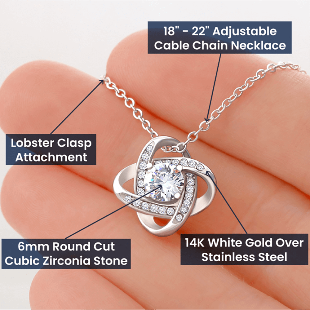 You Are The Greatest - Love Knot Necklace