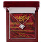 Valentine’s Day Message Card #2: Appreciation for the little things she dose With The Love Knot Necklace