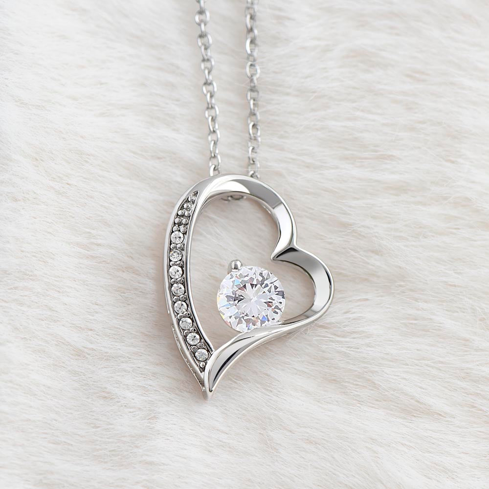 Your Touch Is Softer Than A Rose Petal - Forever Love Necklace