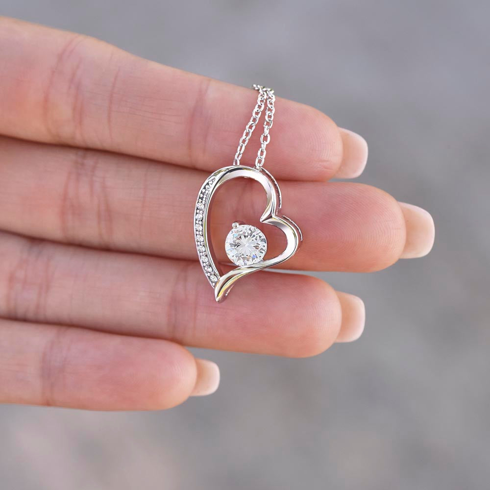 My Heart Is On Fire With Love - Forever Love Necklace