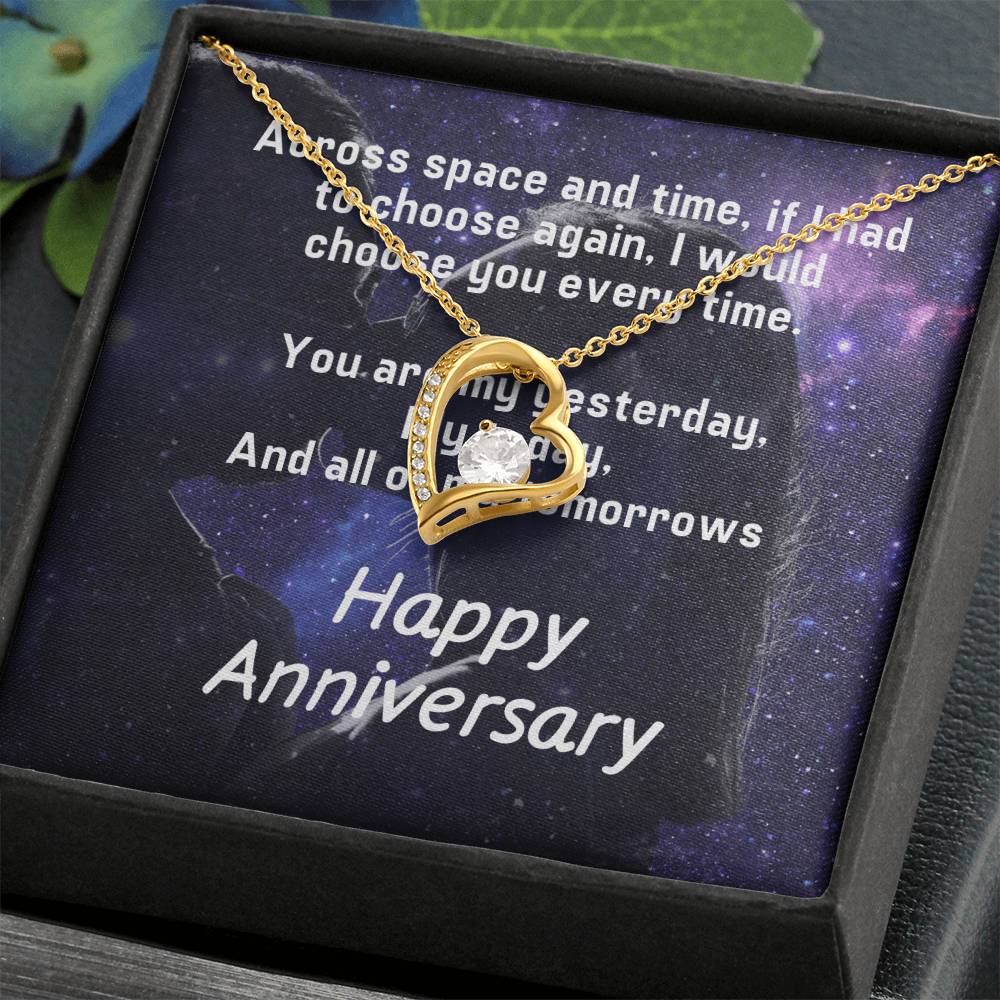 Across Space And Time - Forever Love Necklace