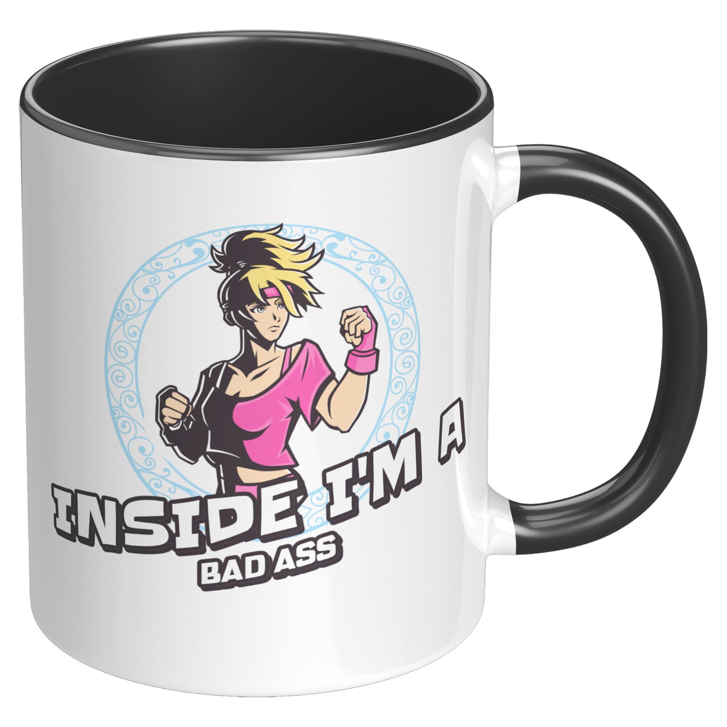 Inside I'm A Bad Ass (Mug)